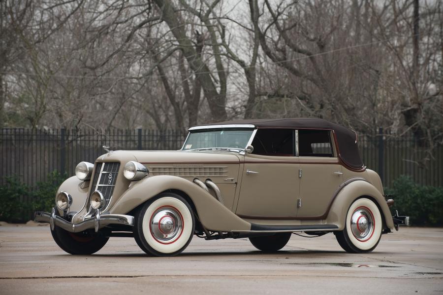  Auburn 851 Supercharged Dual Ratio Phaeton Sedan 1935 года  (фото 40 из 40)